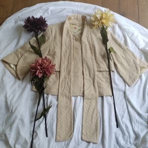 Anthropologie 3/4 sleeve coat NWOT